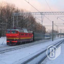 Новий рік на рейках зустріли 15 тисяч пасажирів Новий рік на рейках зустріли 15 тисяч пасажирів