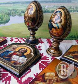 Народні майстри з виробами на виставці в Седневі. ФОТО Народні майстри з виробами на виставці в Седневі. ФОТО