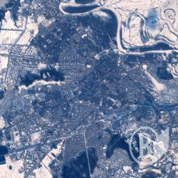 Чернігів та Київ: вид з космосу (фото) Чернігів та Київ: вид з космосу (фото)