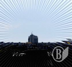 Над Черніговом засвітився прапор – фото Над Черніговом засвітився прапор – фото