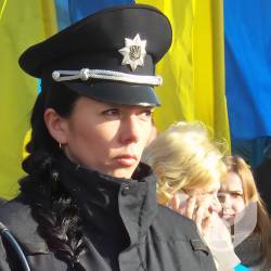 Присяга «новой полиции» в Чернигове. Фоторепортаж