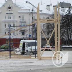 На Красной площади устанавливают виселицу. ФотоФакт