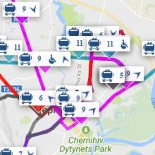 Тролейбуси можна відстежувати online Тролейбуси можна відстежувати online
