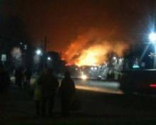 Під Вінницею палає склад боєприпасів Під Вінницею палає склад боєприпасів