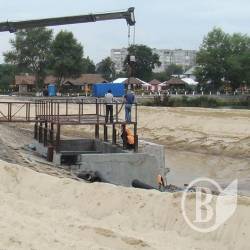 Завершується реконструкція гідроспоруди на Стрижні Завершується реконструкція гідроспоруди на Стрижні