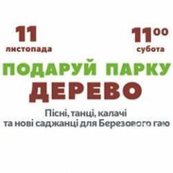 На «суботник» до Березового гаю – 11 листопада на 11 На «суботник» до Березового гаю – 11 листопада на 11