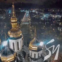 Вечірні вогні храму св. вмц Катерини Вечірні вогні храму св. вмц Катерини