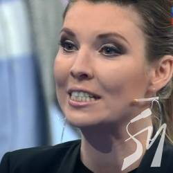 Пропагандистку Скабєєву вигнала зі свого прямого ефіру українська журналістка Пропагандистку Скабєєву вигнала зі свого прямого ефіру українська журналістка