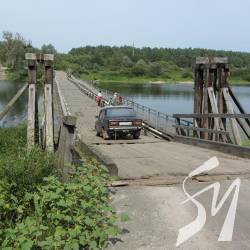 Розведено міст в Новгороді-Сіверському Розведено міст в Новгороді-Сіверському