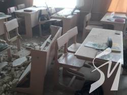 У гімназії Чернігівської області обвалилася стеля У гімназії Чернігівської області обвалилася стеля
