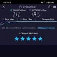 Vodafone розігнав мережу до рекордної швидкості 772 Мбіт/с Vodafone розігнав мережу до рекордної швидкості 772 Мбіт/с
