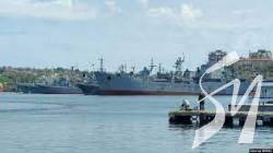 У Севастопольській бухті перебуває мінімальна кількість кораблів Чорноморського флоту Росії