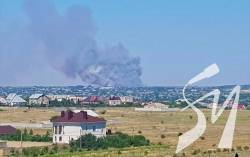 На окупованих територіях вибухнули три склади з боєприпасами ЗС РФ На окупованих територіях вибухнули три склади з боєприпасами ЗС РФ