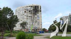 У Чернігові починають ремонтувати 17-поверхівку на Чорновола, яку розбомбили росіяни