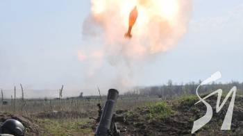 Росіяни знову обстріляли прикордоння Чернігівщини з міномета Росіяни знову обстріляли прикордоння Чернігівщини з міномета