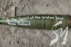 Між очей. Всього найкращого, Маннергейм, – фіни масово замовляють написи помсти на снарядах ЗСУ