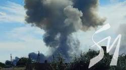В окупованому Сімферополі палає військова частина В окупованому Сімферополі палає військова частина